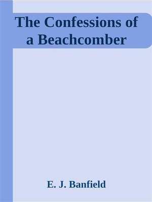 cover image of The Confessions of a Beachcomber